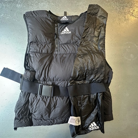 Adidas Black Puffer Vest - Picture 1 of 4